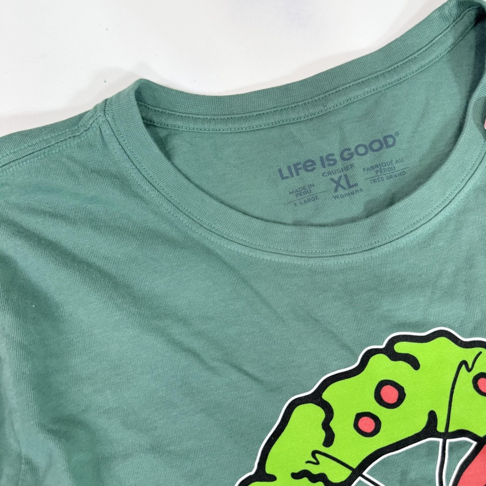 Life Is Good Shirt Womens XL Dr Seuss Grince Cindy Lou Hou Long Sleeve New - Picture 2 of 8